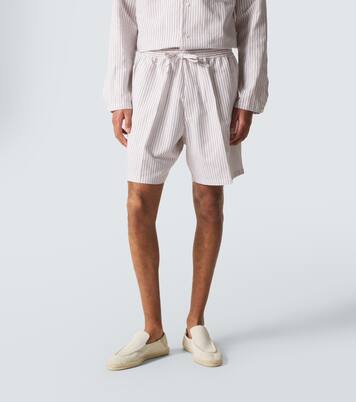 Shorts Julian aus Baumwolle und Seide | Umit Benan