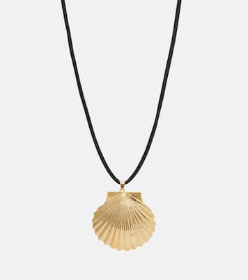 18kt gold-plated pendant necklace | Jennifer Behr