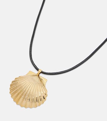18kt gold-plated pendant necklace | Jennifer Behr