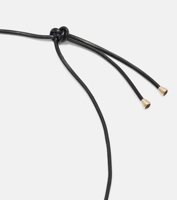 18kt gold-plated pendant necklace | Jennifer Behr