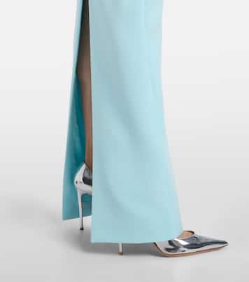 Floral-appliqué crêpe gown | Roland Mouret