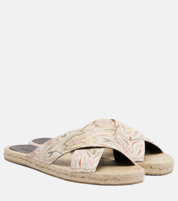 Espadrille-Sandalen Harlow aus Häkelstrick | Missoni