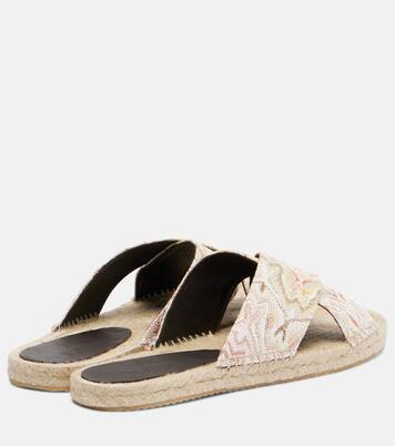 Espadrille-Sandalen Harlow aus Häkelstrick | Missoni