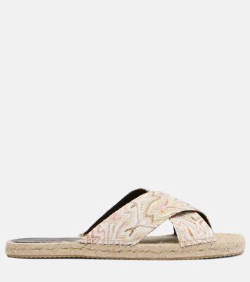 Espadrille-Sandalen Harlow aus Häkelstrick | Missoni