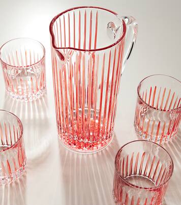 Striped crystal jug | Les-Ottomans