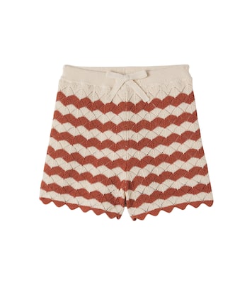 Aster cotton and linen-blend shorts | Zimmermann Kids