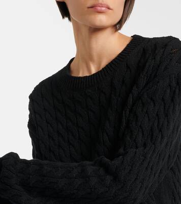 Orus cable-knit cotton and linen sweater | The Row