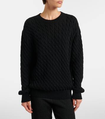 Orus cable-knit cotton and linen sweater | The Row