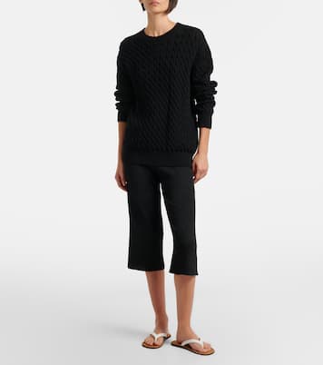 Orus cable-knit cotton and linen sweater | The Row