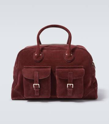 Suede duffel bag | Brunello Cucinelli