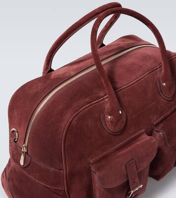 Suede duffel bag | Brunello Cucinelli