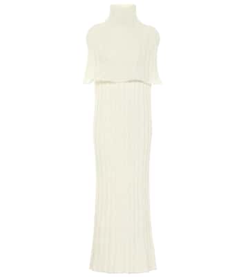 Robe longue en laine et mohair mélangés | Jil Sander