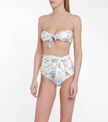Culotte de bikini Clementine à fleurs | SIR