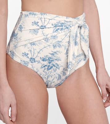Culotte de bikini Clementine à fleurs | SIR