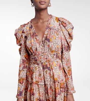 Miniabito Julie a stampa in misto cotone | Ulla Johnson