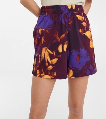 Bedruckte Shorts aus Baumwoll-Jersey | Dries Van Noten
