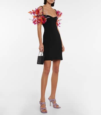 Verzierte Sandalen Flora aus Satin | The Attico