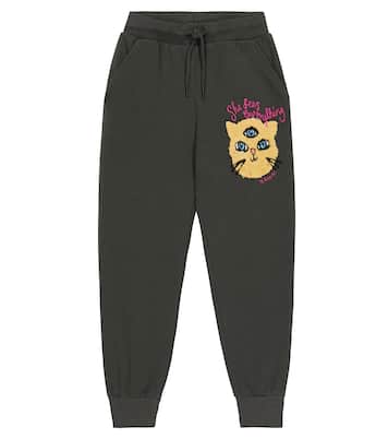 Embroidered sweatpants | Mini Rodini
