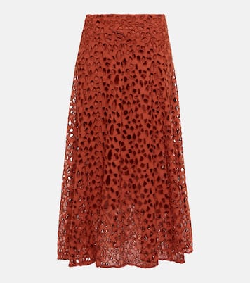 Midirock aus Baumwolle | Vince