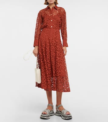 Midirock aus Baumwolle | Vince