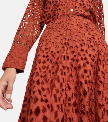 Midirock aus Baumwolle | Vince