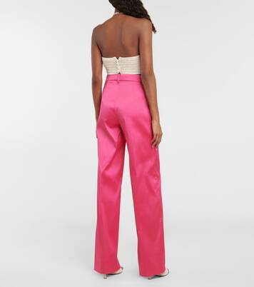 Pantalon ample en satin | Magda Butrym