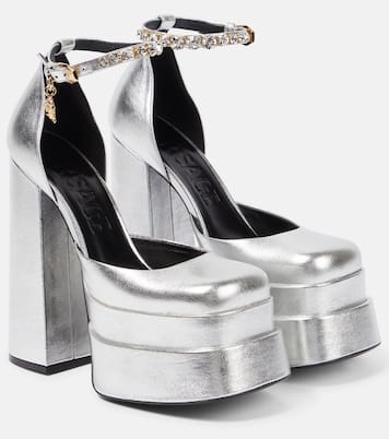 Plateau-Pumps Medusa Aevitas aus Leder | Versace