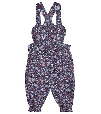 Baby Felicity printed cotton overalls | The New Society