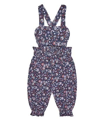 Baby Felicity printed cotton overalls | The New Society