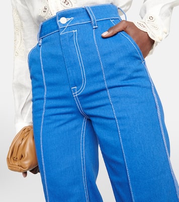 High Tide high-rise flared jeans | Zimmermann