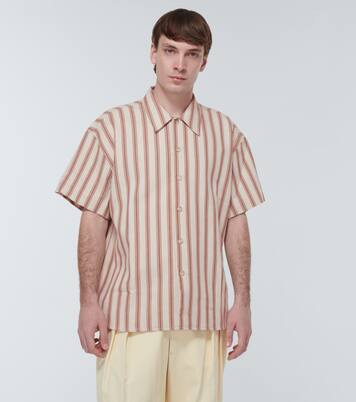 Hemd aus Baumwolle und Leinen | Commas