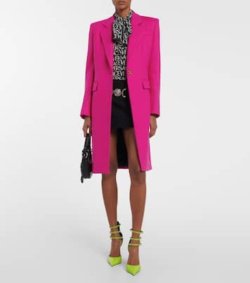 Pin-Point embellished leather pumps | Versace