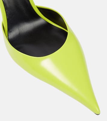 Pin-Point embellished leather pumps | Versace