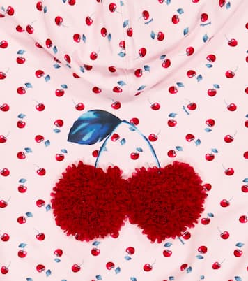 Printed zip-up hoodie | Monnalisa