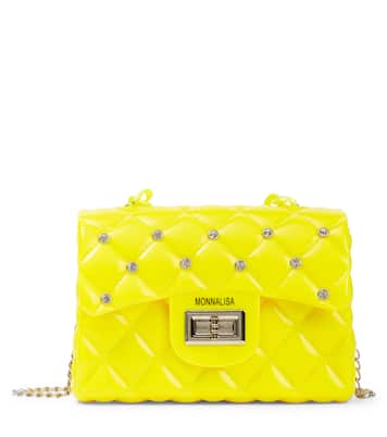Embellished PVC shoulder bag | Monnalisa