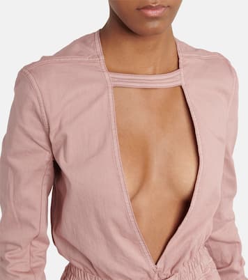 Mono en denim revestido | Rick Owens