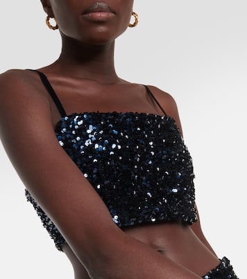 Cropped-Top mit Pailletten | Dorothee Schumacher