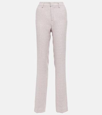 Gerade Mid-Rise-Hose | Alessandra Rich