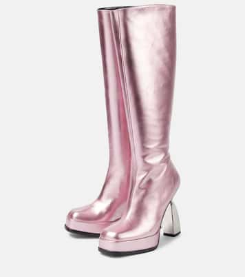 Stivali Angel in pelle metallizzata | Nodaleto