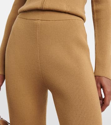 Pantalon évasé en laine mélangée | Joseph