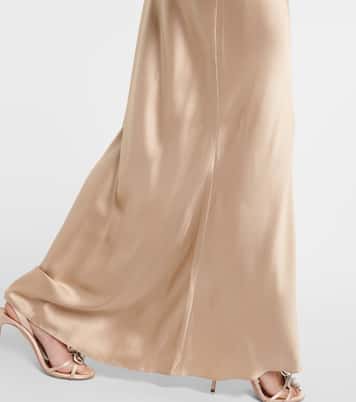 Silk satin maxi skirt | The Sei