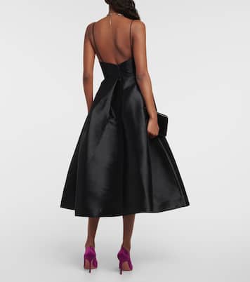 Robe midi en soie | Alex Perry