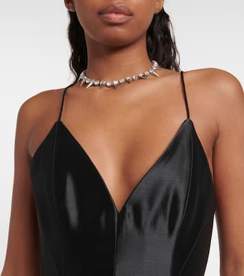 Robe midi en soie | Alex Perry