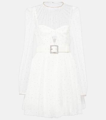 Bridal Mirabella embellished minidress | Rebecca Vallance