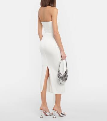 Robe midi de mariée en crêpe | Alex Perry