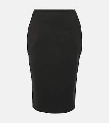 Ruched pencil skirt | Alaïa