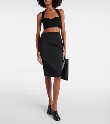 Ruched pencil skirt | Alaïa