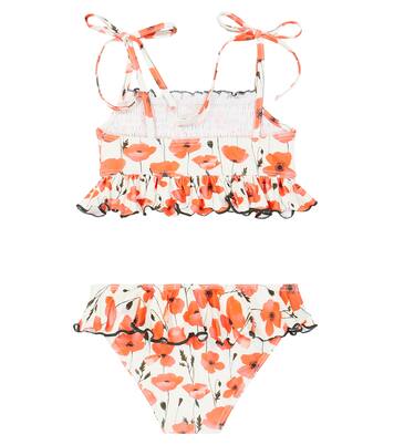 Valencia smocked floral bikini | Suncracy