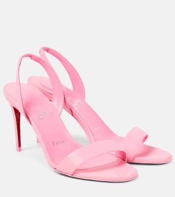 Slingback-Sandalen O Marylin 85 aus Leder | Christian Louboutin
