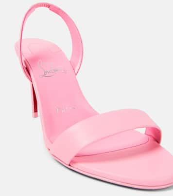 Slingback-Sandalen O Marylin 85 aus Leder | Christian Louboutin